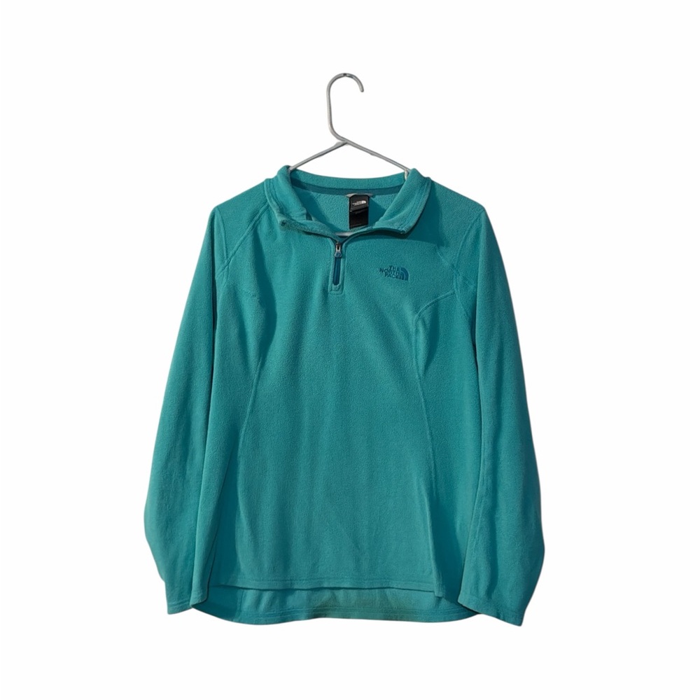 The North Face Women’s M Teal Quarter Zip Fleece Pullover